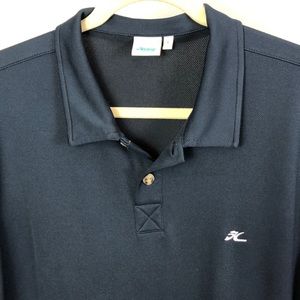 Hobie sport dry fit polo shirt dark blue
